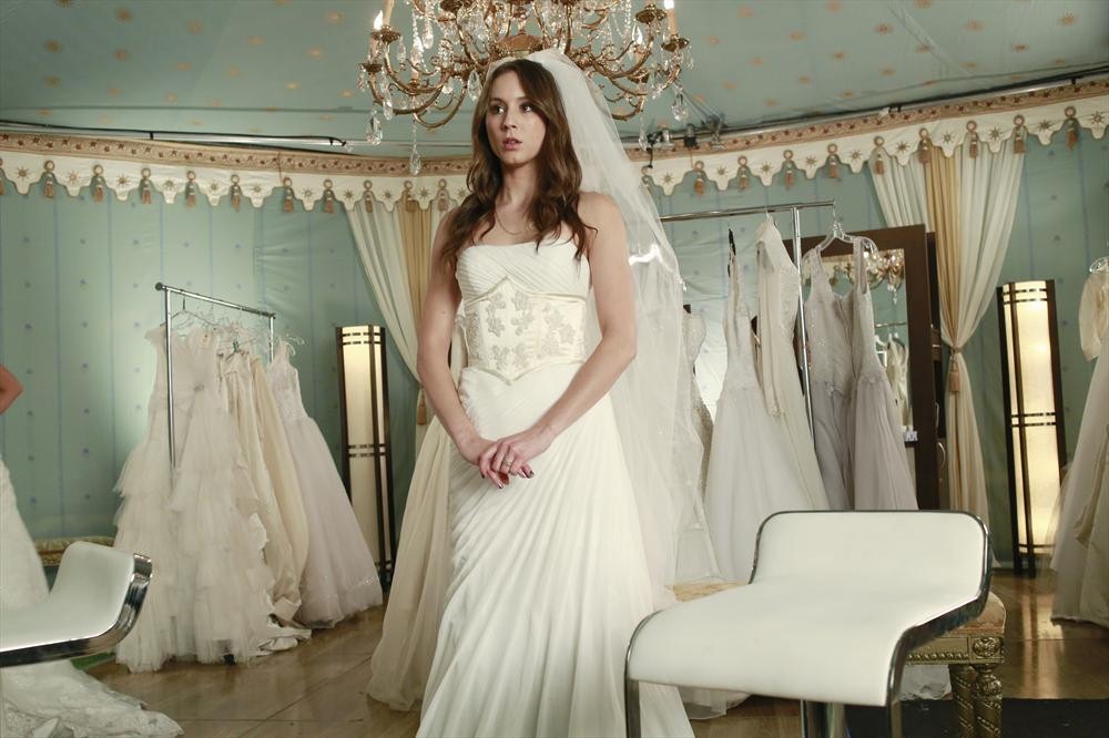 Image - Troian-bellisario-wedding-dress.jpg | Pretty Little Liars ...