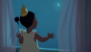 Tiana watching the star, Evangeline