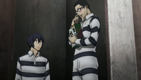 Gakuto recieves figurine Kiyoshi