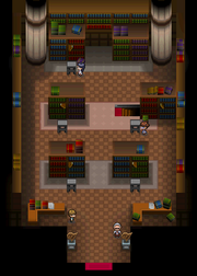 Nacrene Gym Library BW