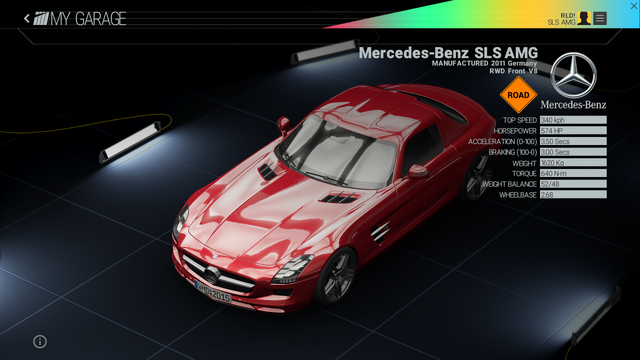 File:Project Cars Garage - Mercedes-Benz SLS AMG.png
