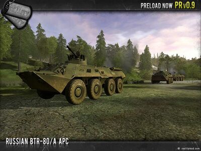 Russian btr80 apc