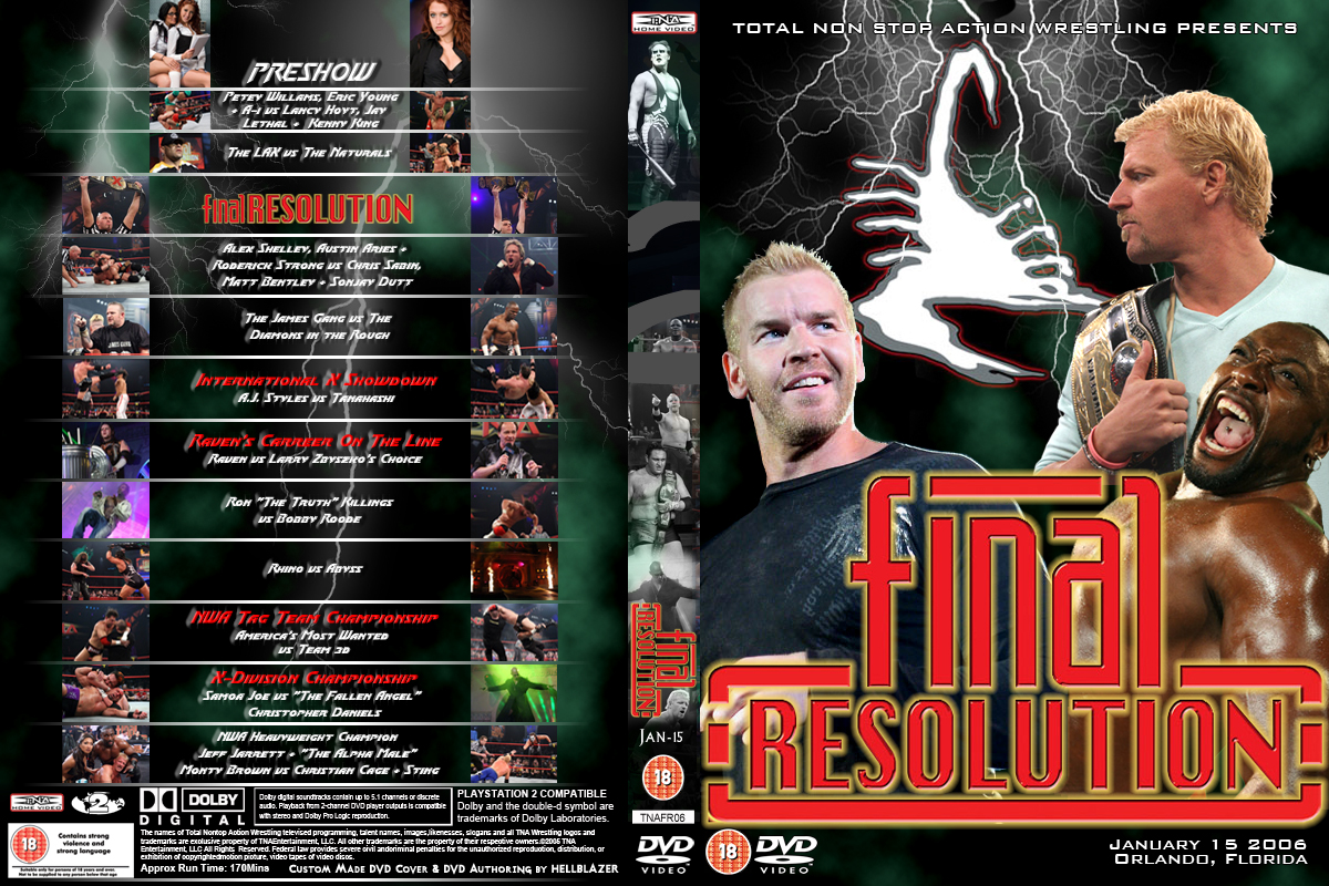 Image TNA Final Resolution DVD cover.jpg Pro Wrestling FANDOM