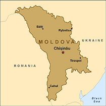 Moldova - map