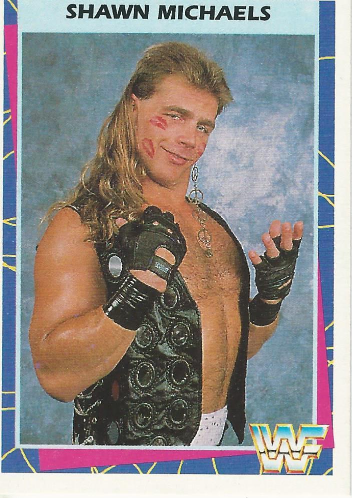 1995 WWF Wrestling Trading Cards (Merlin) Shawn Michaels (No.6) Pro