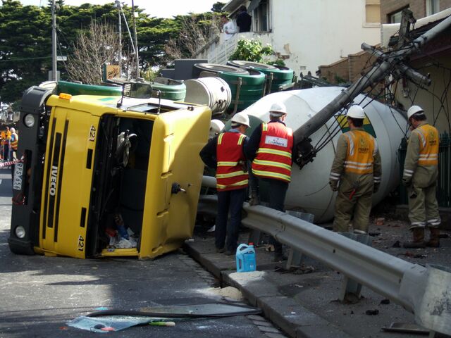 File:Cement truck crash.jpg