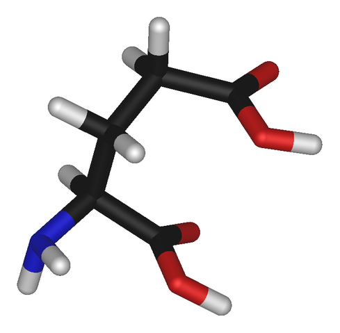 File:L-glutamic-acid-3D-sticks.png