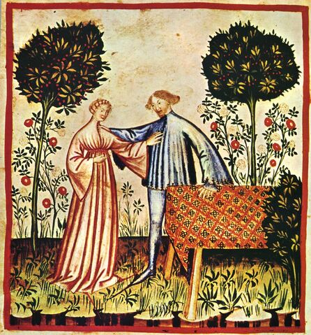 File:55-aspetti di vita quotidiana, gioia,Taccuino Sanitatis, Cas.jpg