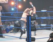 Kazuchika Okada neckbreaker