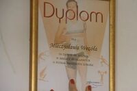 Dyplom dla Mieczysława Wezóła