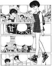 Akane meets Nodoka in street