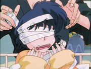 Akane bandaged - Akane to Hospital!