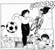 Shampoo interupts soccer game