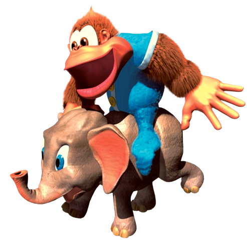 File:Kiddy and Ellie (Donkey Kong Country 3).png