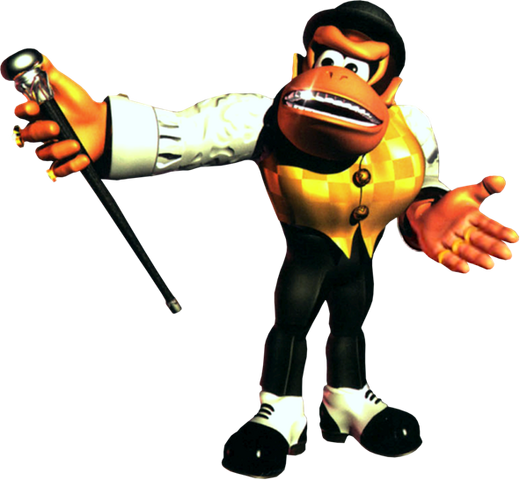 File:Swanky Kong Artwork - Donkey Kong Country 3.png
