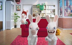 Rabbid living room