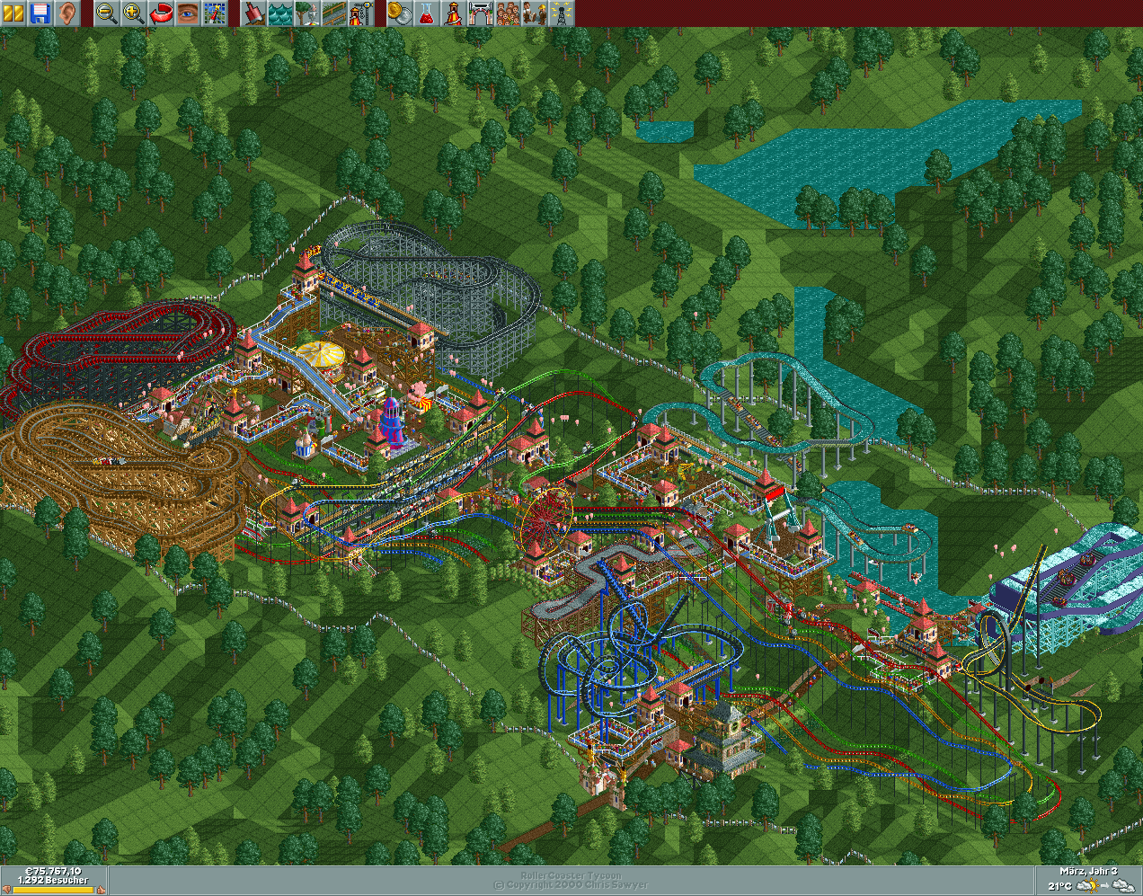 Rollercoaster Tycoon Entrance Fee Treeblocks rollercoaster-tycoon-entrance-fee-treeblocks