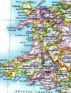 Map of Wales