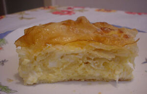 Cheese strudel pie - Gibanica