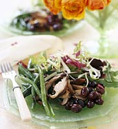 Green Bean and Mushroom Salad