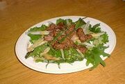 Herb Salad with Chicken Livers