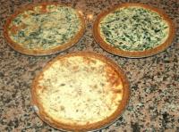 Lower-Low-Cal Buttermilk Bacon Spinach Quiche