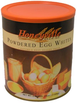 Powdered egg white