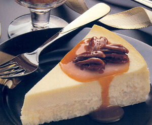 Rice Cheesecake with Praline