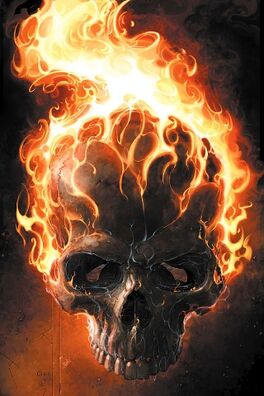 Flaming Skull