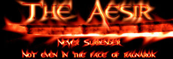 The Aesir sign