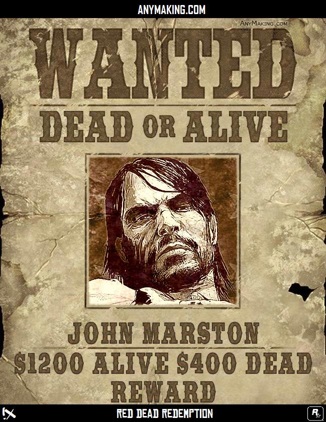 All About Wanted Poster Red Dead Wiki Fandom Powered By Wikia Www