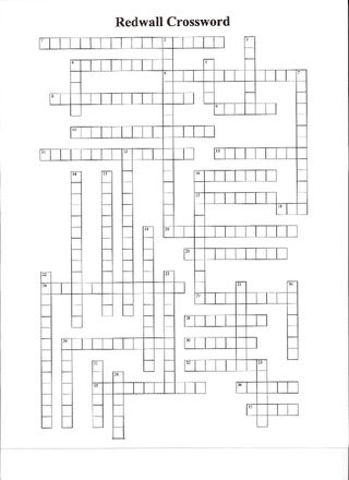 Redwall Crossword