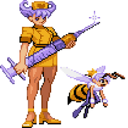 Darkstalkers Q-Bee transforms