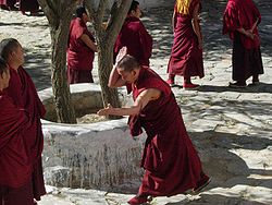 Lama debating.jpg