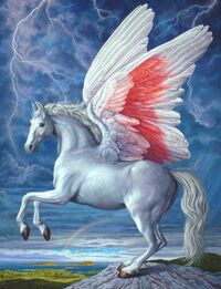 Ian-Hornak-Acrylic-Canvas-Pegasus-1991