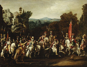 Deruet-Departure of the Amazons-1620