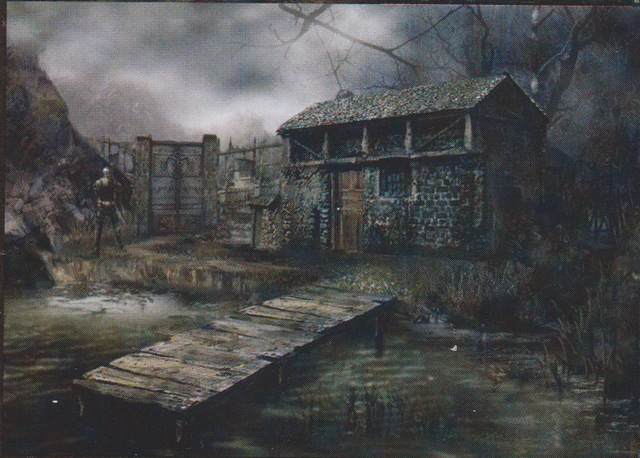 File:Resident Evil 4 concept art - Lake Hut.png