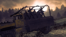 Wardens on a truck