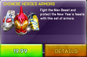 China Heroes Armors