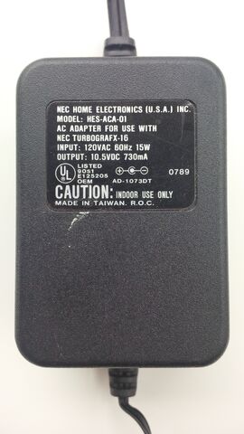 File:TurboGrafX-16 power supply top.jpg