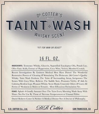 Taint-warsh-label