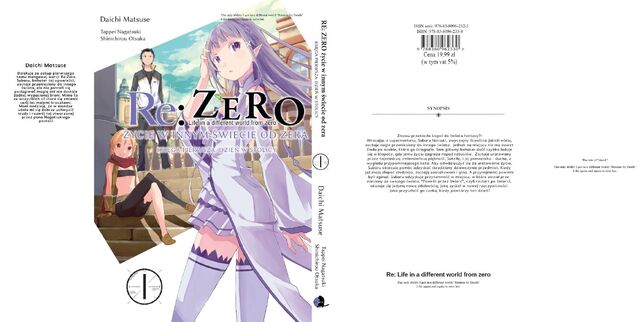 ReZero manga obwoluta 1