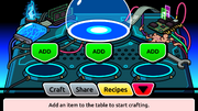 Crafting Station interface