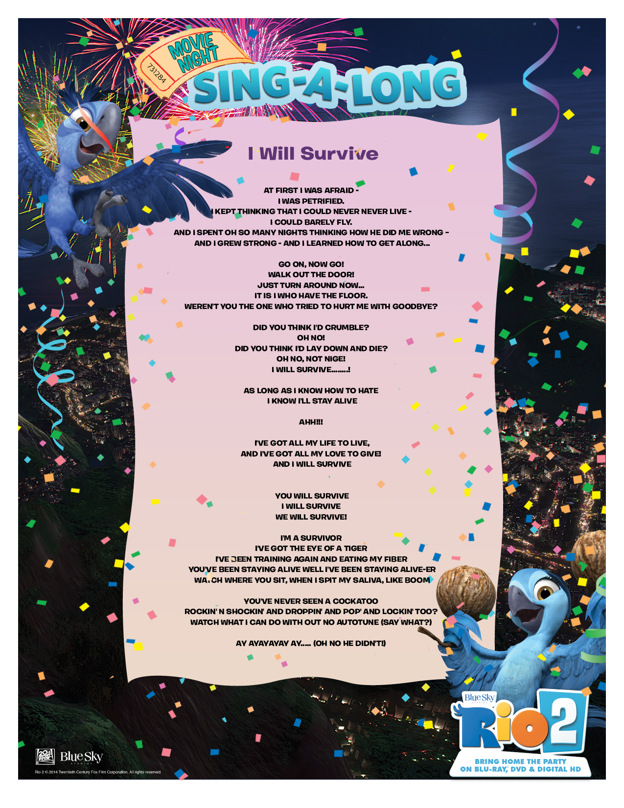 Image Rio2singalong I Will Survive.jpg Rio Wiki