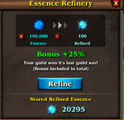 Refined essence