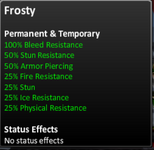 Frosty stats