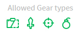 Allowed gears