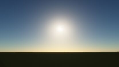 Sunset on Earth SpaceEngine