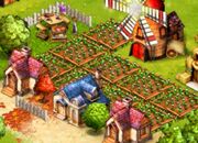 Crops growing pink daises