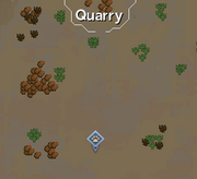 Desert Quarry Hunter area map